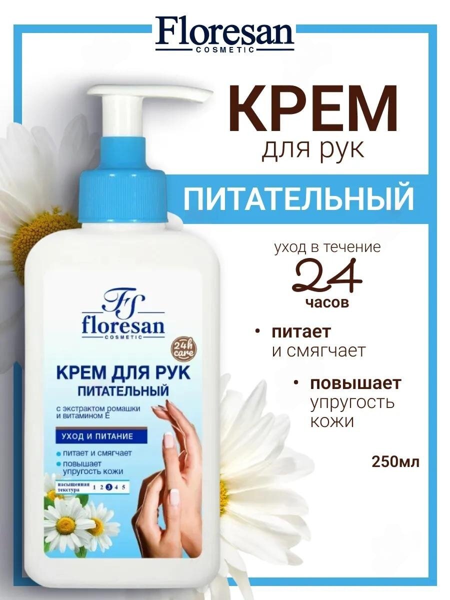 Крем для рук Floresan Ф-730 "Magic Hands", для комплексной защиты, 250мл