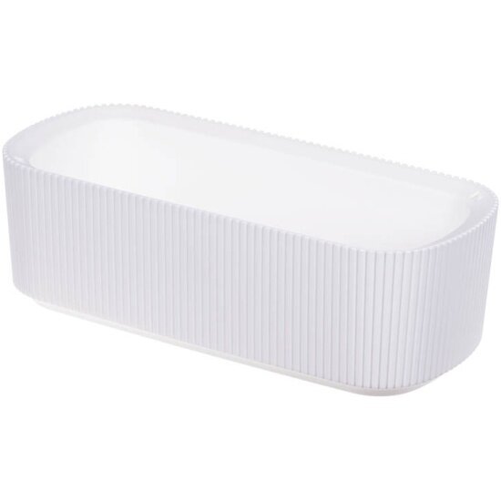 Кашпо Idea стрип 290х130мм 17л со вставкой М 3251 Белый