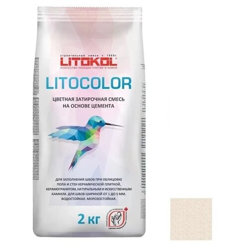 Затирка Litokol Litocolor, 2 кг, L.20 жасмин