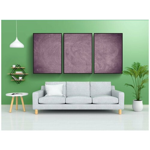 фото Набор модулных постеров для интерьера "фиолетовый, классная доска, задний план" 60x90 см. в тубусе, без рамки lotsprints