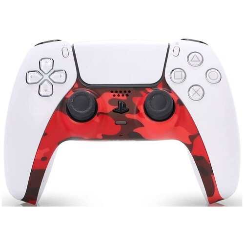 Декоративная панель для геймпада Playstation DualSense GAM-P5001 Красный Камуфляж Red Camuflage PS5 179000₽