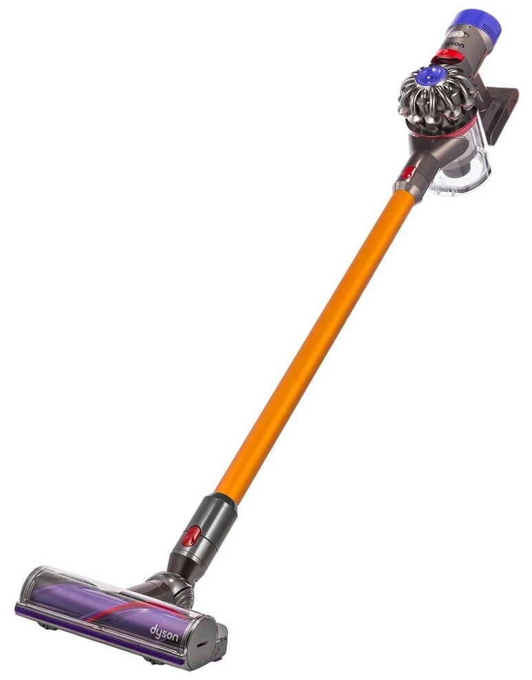 Пылесос ручной Dyson V8 absolute Plus (SV10) 425Вт серый/золотистый