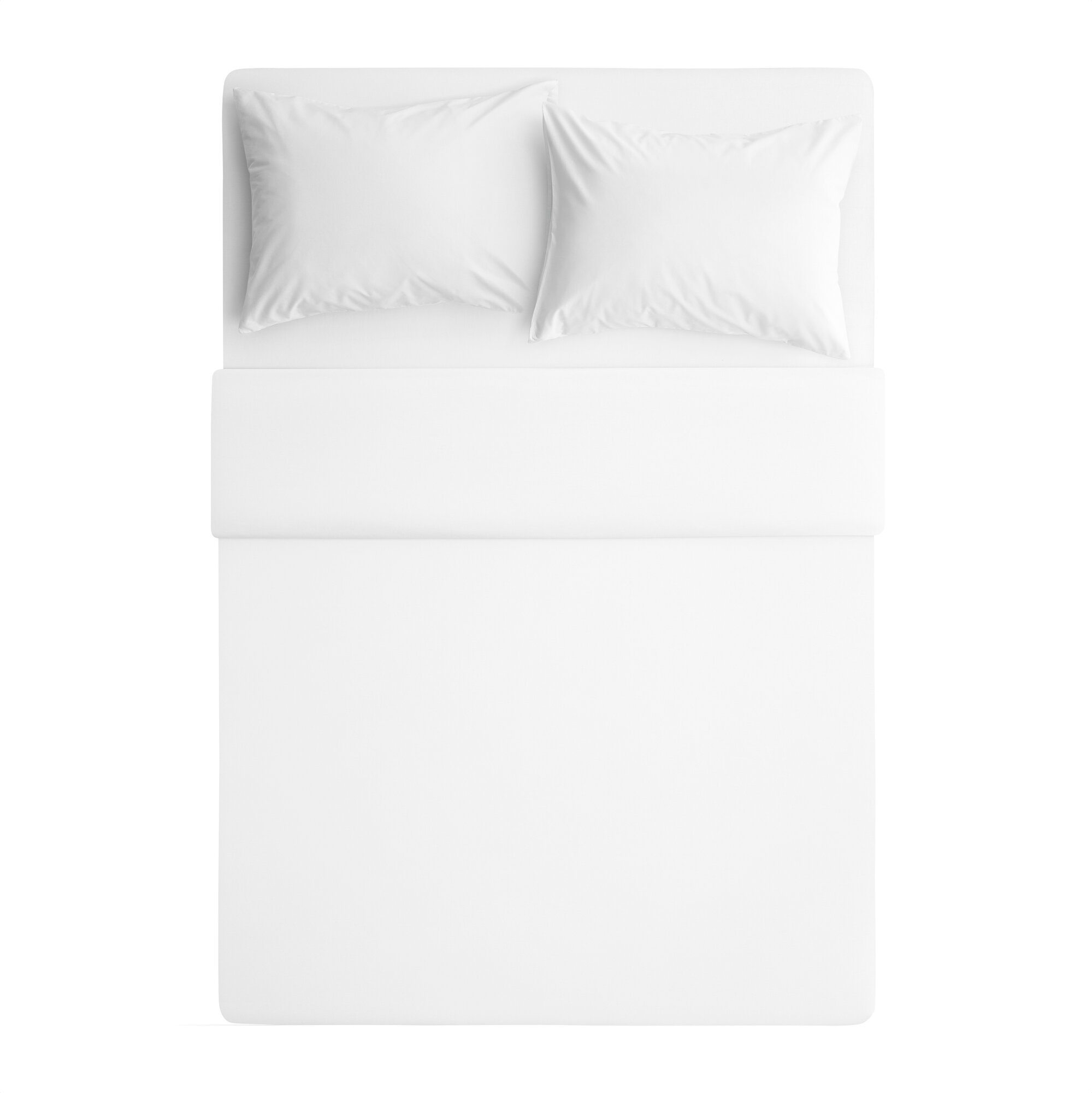 Комплект постельного белья Pragma Telso Евро с простынёй, облачный белый