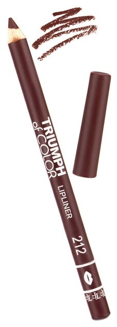 TF Cosmetics карандаш для губ Triumph Of Color Lipliner, 212 марсала