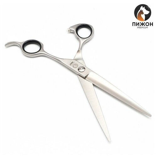 Профессиональные ножницы для животных Пижон Premium прямые, 7 дюймов ножницы для животных пижон прямые с прорезиненным кольцом 6 дюймов черные