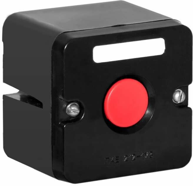 Пост кнопочный ПКЕ-212/1 кнопка "Стоп" красн. Электродеталь, электродеталь воронеж ПКЕ-212/1.1К. С (1 шт.)