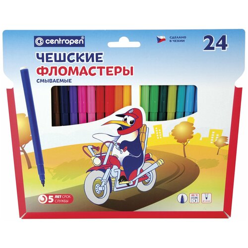 Фломастеры CENTROPEN 7 7790 2486, комплект 2 шт.