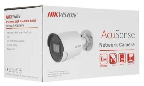 Видеокамера IP Hikvision , 4 мм - фото №9