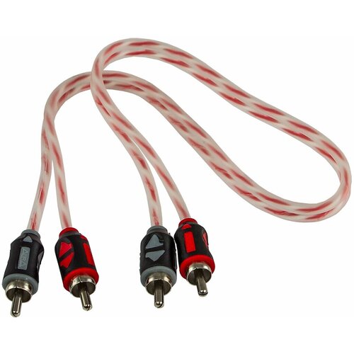 AurA RCA-A105 MkII RCA-кабель 0.5 метра, 2 канала, витая пара rca кабель aura rca 0220 2 метра 2 канала витая пара