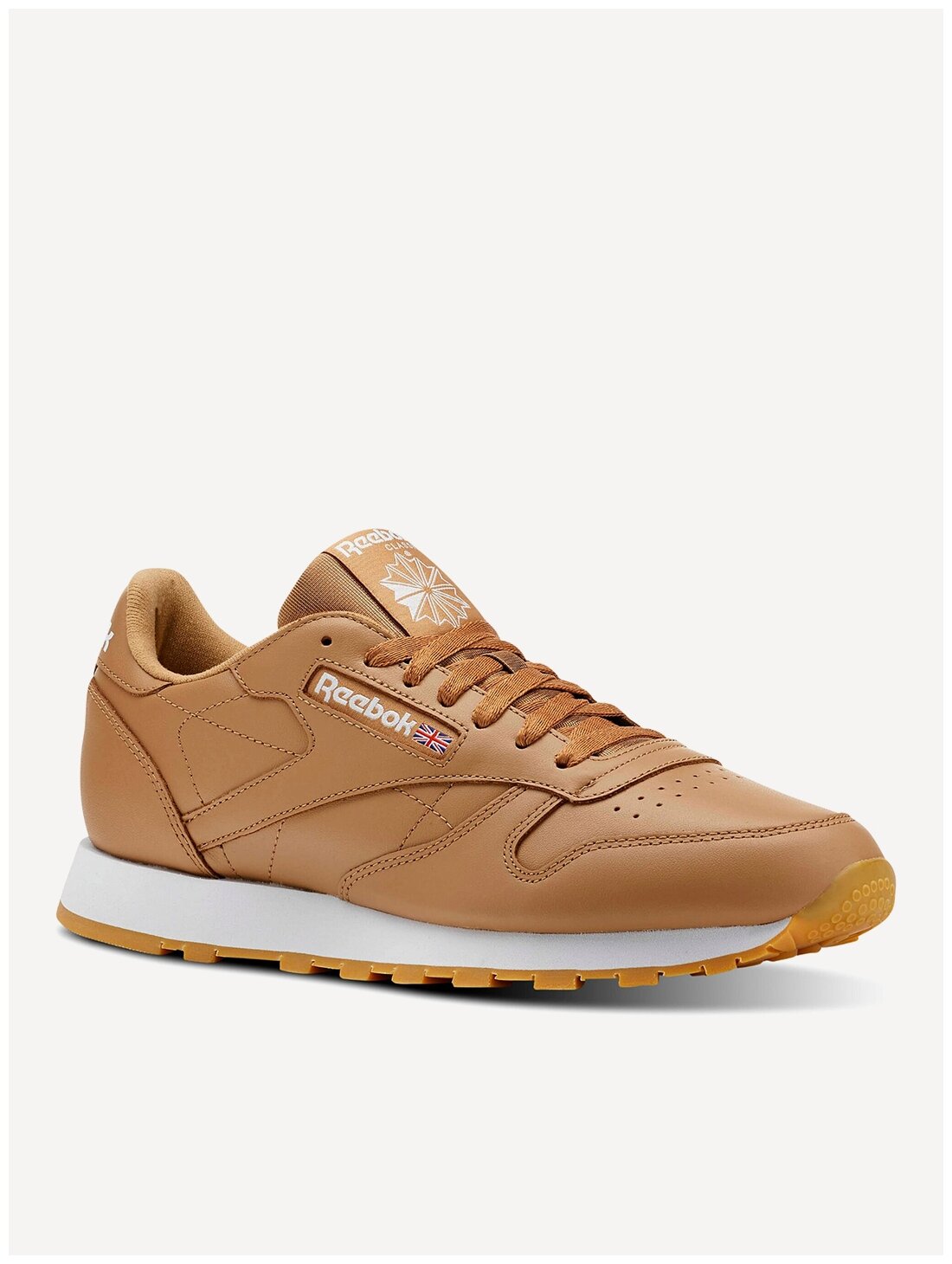 Кроссовки Reebok Classic Leather чёрный EU 