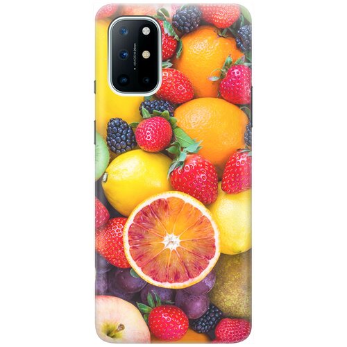 фото Re:pa накладка transparent для oneplus 8t с принтом "сочные фрукты"