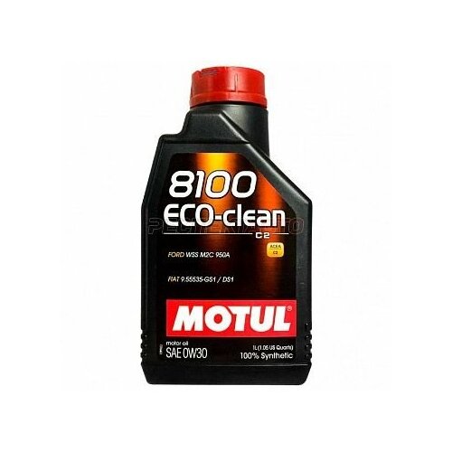 фото Масло моторное синтетическое motul 8100 eco-clean 0w30 1л