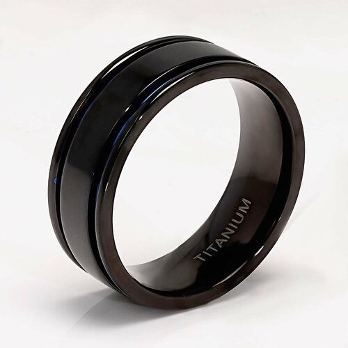 фото Кольцо poya, титан, размер 19