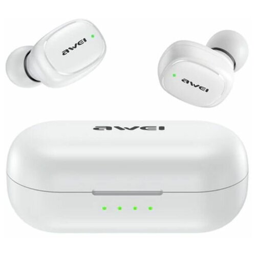 Блютуз наушники Awei T13 Pro беспроводные Bluetooth белые 144900₽