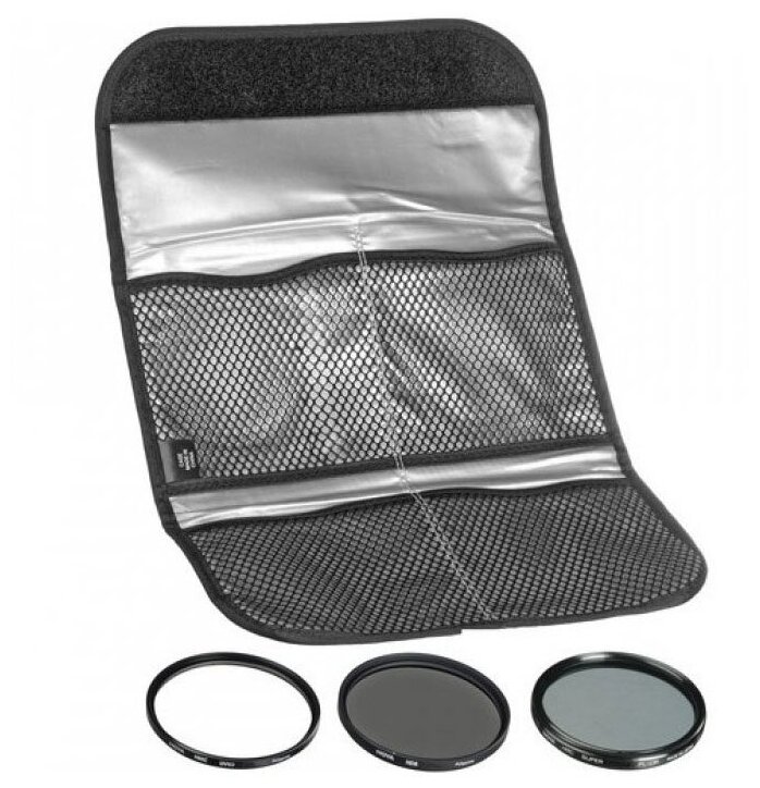 Набор светофильтров HOYA Digital Filter Kit HMC MULTI UV, Circular-PL, NDX8 - 52mm - фото №3