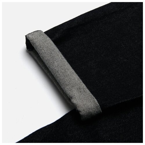 фото Мужские джинсы frizmworks og slim crop denim чёрный , размер m