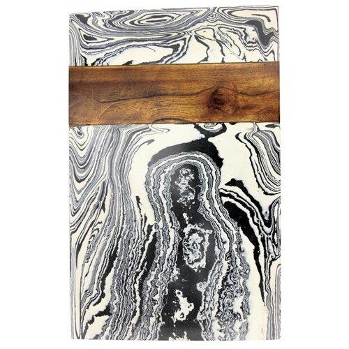 Доска сервировочная Zebra Marble 30,5*20,5*2,5см