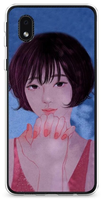 Силиконовый чехол "Ее нежные руки" на Samsung Galaxy A01 Core / Самсунг Галакси А01 Core