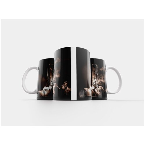 фото Кружка "ракета, рейс, spacex" 320 мл lotsprints