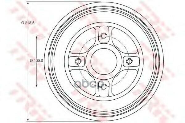 Тормозной Барабан TRW арт. DB4214MR