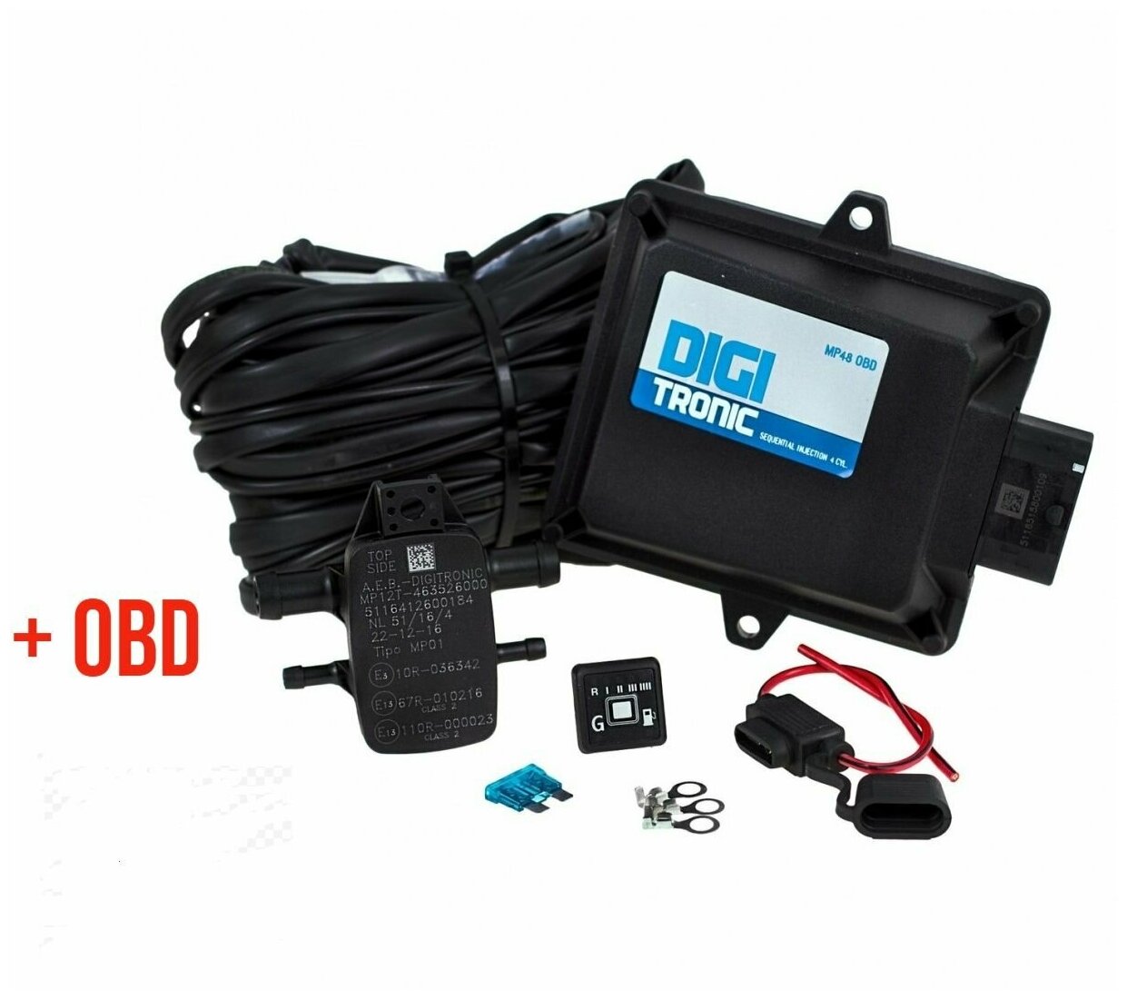 Комплект электроники ГБО DIGITRONIC AEB MP48 OBD 4 цилиндра