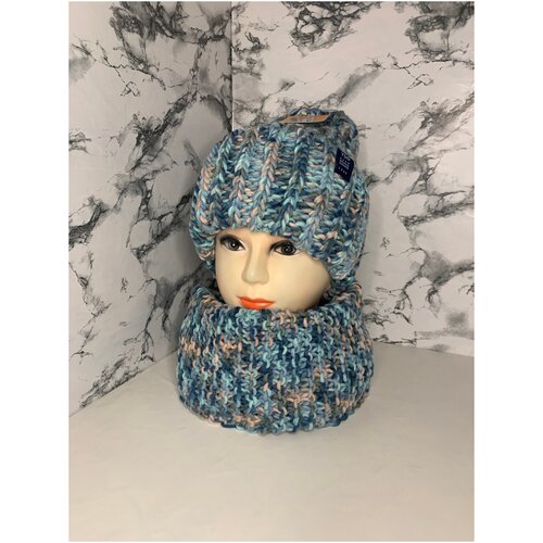 фото Комплект зимний женский шапка+снуд ysg