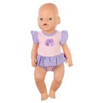 Одежда для куклы 38-43 см Боди с юбкой розовый - изображение