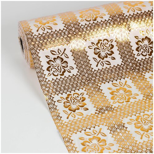 фото Скатерть lace золото 6978135, 2000х137 см, золотистый