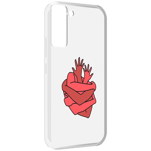 Чехол MyPads сердце из ручек для Tecno Pop 5 LTE / Pop 5 Pro задняя-панель-накладка-бампер чехол mypads мое сердце замерло для tecno pop 5 lte pop 5 pro задняя панель накладка бампер