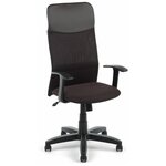 Кресло для руководителя Экспресс офис Leo A black, обивка: текстиль - изображение