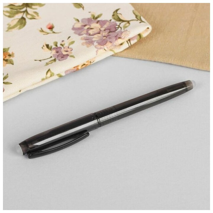Ручка для ткани, термоисчезающая, цвет чёрный №02 - фотография № 7