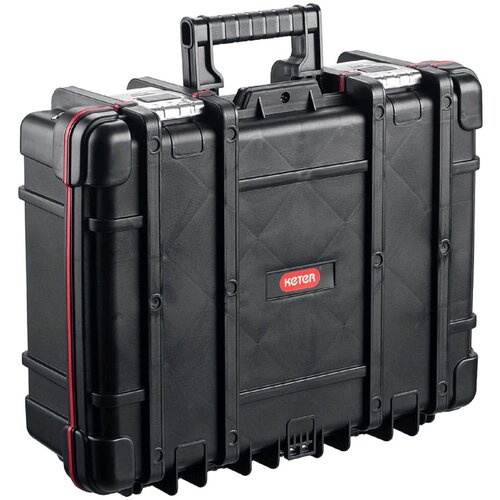 Ящик с органайзером KETER Technician Case 17198036, 48x38x17.5 см, 18.9'' , черный/красный ящик для инструментов keter technician case