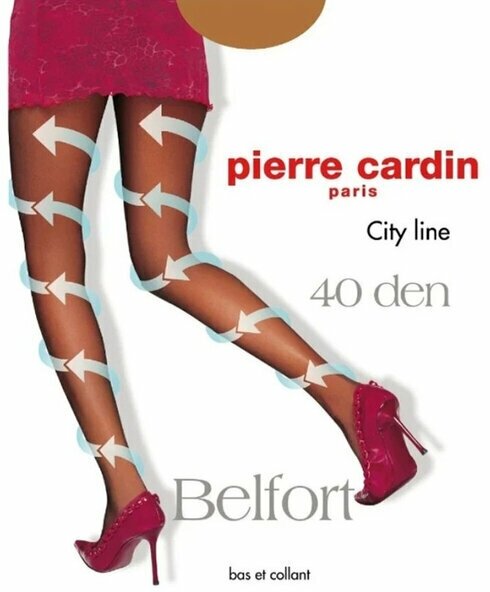 Колготки женские Pierre Cardin La Manche, 40 ден, размер: 4, цвет: visione