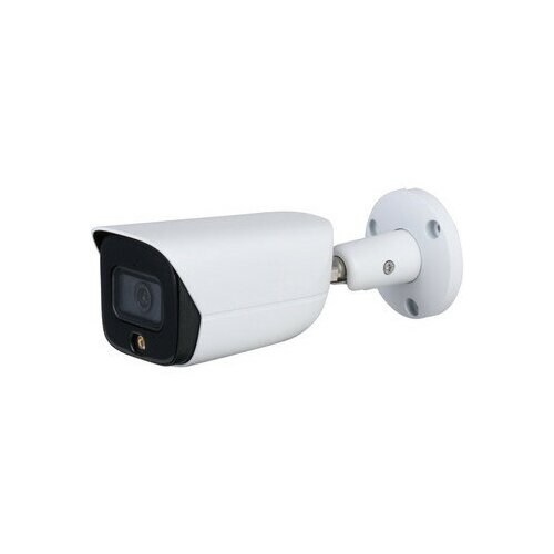 DH-IPC-HFW3449EP-AS-LED-0360B Dahua Уличная цилиндрическая IP-видеокамера, объектив 3.6мм, ИК, 4Мп, Poe, встроенный микрофон