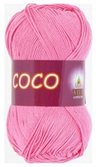 Пряжа хлопковая Vita Cotton Coco (Вита Коко) - 1 моток, 3854 светло-розовый, 100% мерсеризованный хлопок 240м/50г
