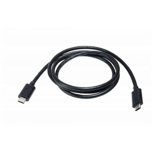 Кабель питания USB Type-C - USB Type-C (100 см) черный кабель interstep usb – microusb is dc mcusbin1m 000b201 black