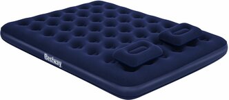 Надувная кровать Bestway Flocked Air Bed 152x22x203 см ПВХ синий