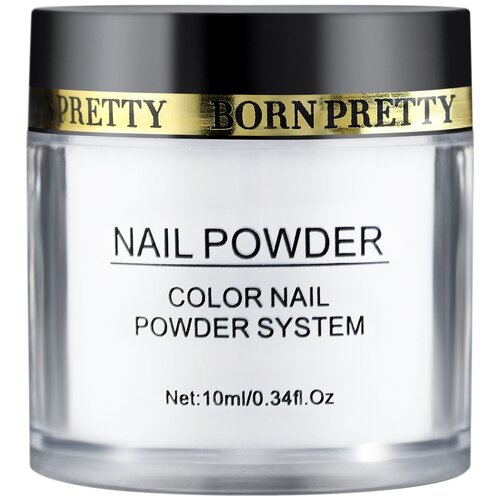 Born Pretty пудра A polymer powder, 10 мл., clear tofi пудра акриловая прозрачный