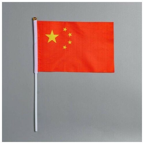 Флаг Китая 21х14 см, 12 шт.