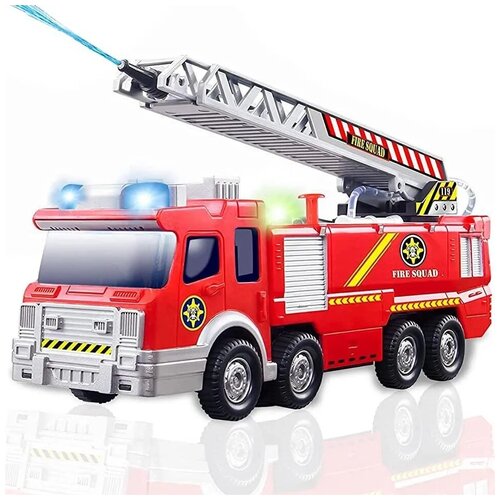 Пожарная машина с водяной пушкой