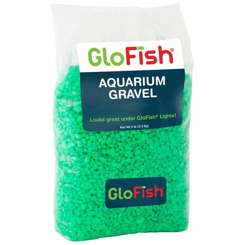 GloFish Гравий Зеленый, 2.26кг, 1шт