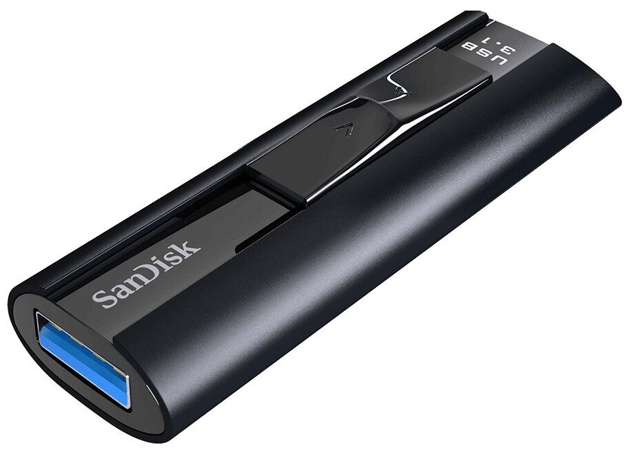 1TB USB3.1 typeA флеш накопитель Sandisk Extreme Pro SSFD R/W 420/380 MB/s черный CZ880