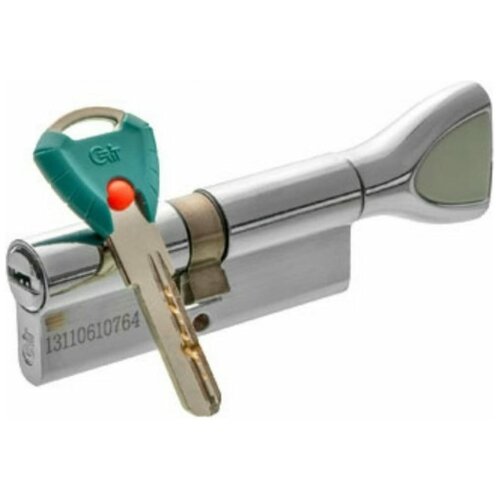 Цилиндровый механизм (личинка замка) V-238(40/50) Хп, Crit, ключ-вертушка, цвет хром полированный