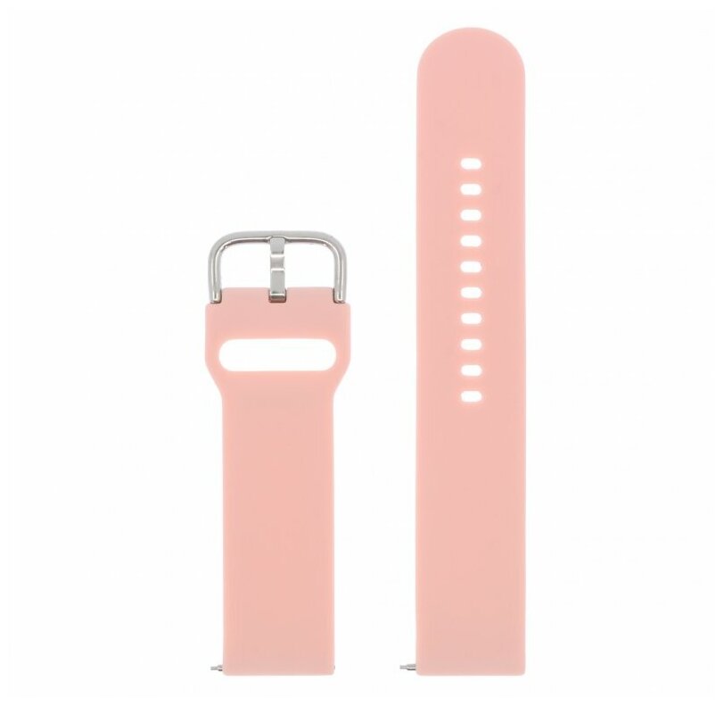Универсальный ремешок для Amazfit GTR (47 мм) Haylou Solar Smart Watch LS05 и др. (тип 2) (22 мм) розовый