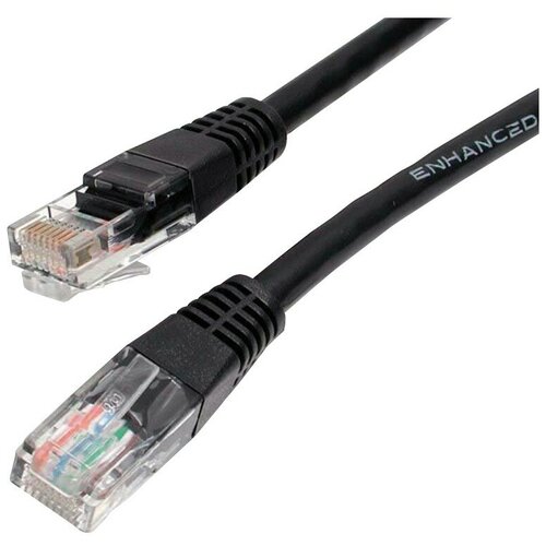 Кабель Patch Cord UTP кат.5e 1,5м BoxIT BX-PCUL-5e-015-BK