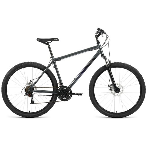 Велосипед ALTAIR MTB HT 27,5 2.0 D (27,5 21 ск. рост. 19) 2022, темно-серый/черный, RBK22AL27150