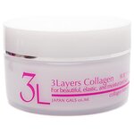 Japan Gals Увлажняющий крем 3Layers Collagen для лица - изображение