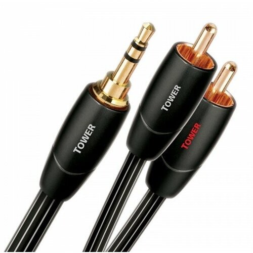 AudioQuest Tower (3.5-2RCA) black/white межблочный кабель2.0 m