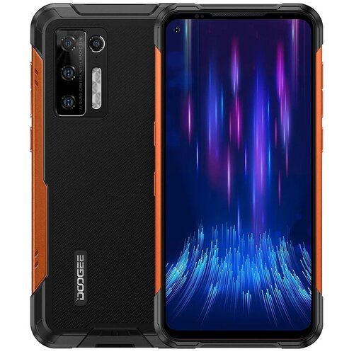 смартфон hotwav cyber 9 pro 4g 6 3 дюйма 8 128 гб 7500 мач Смартфон DOOGEE S97 Pro 8/128 ГБ, Dual nano SIM, тигриный оранжевый