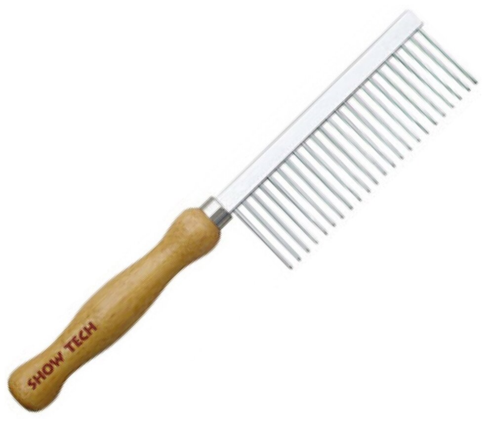 Show Tech расческа для жесткой шерсти PRO Wooden Comb